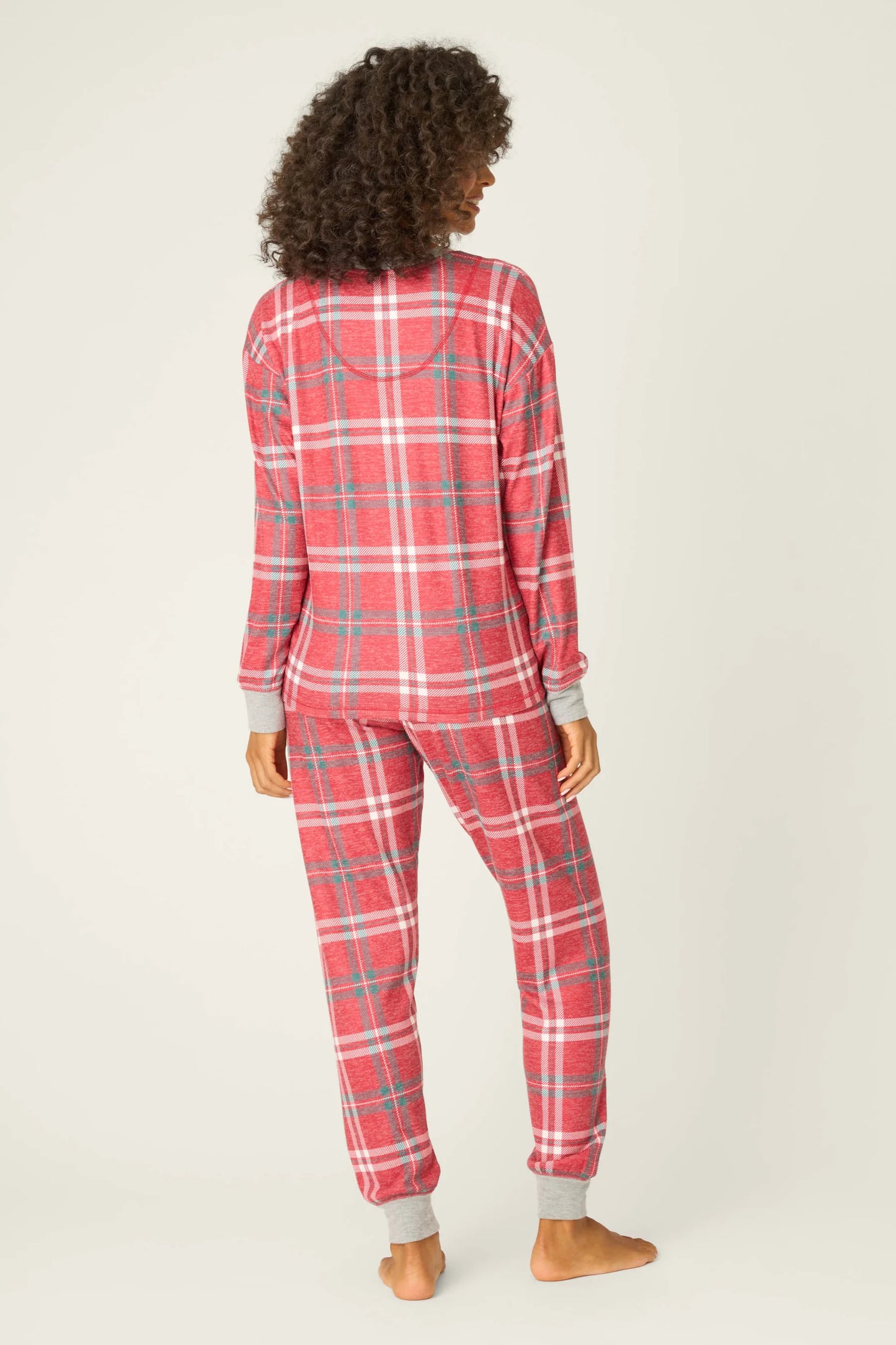 Plaid PJ Set