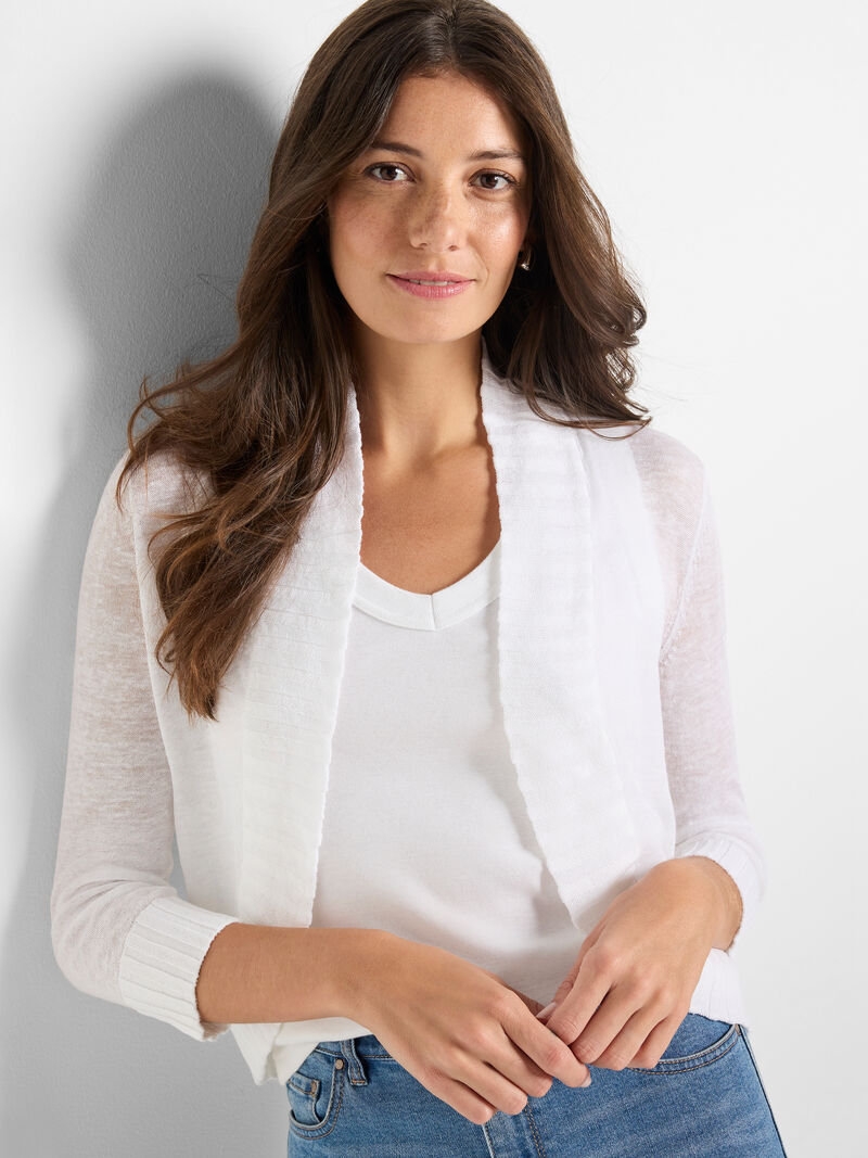 Bolero Cardigan - White