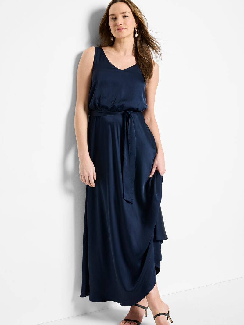 Bianca Dress - Indigo