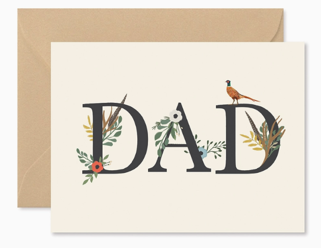Floral Dad Card