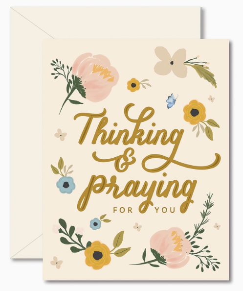 Praying For You Sympathy Card