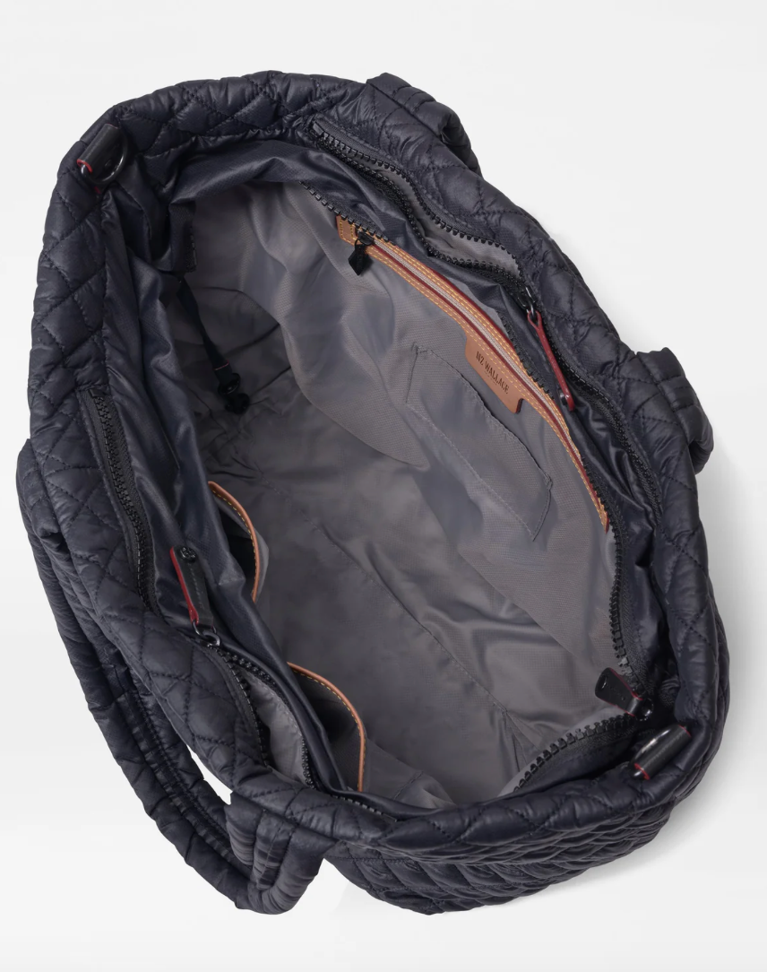 Medium Metro Tote Deluxe-Black