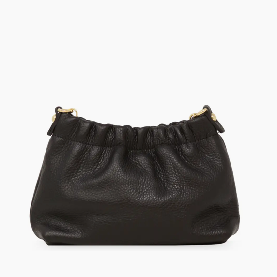 Italian Leather Clutch - Black
