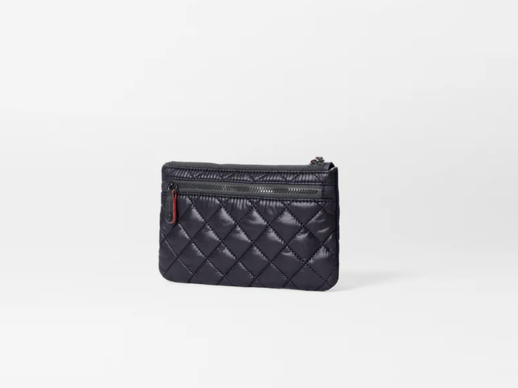Flat Metro Wristlet - Black