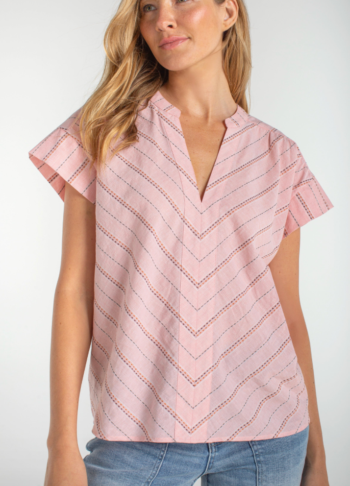 Short Sleeve Popover Top