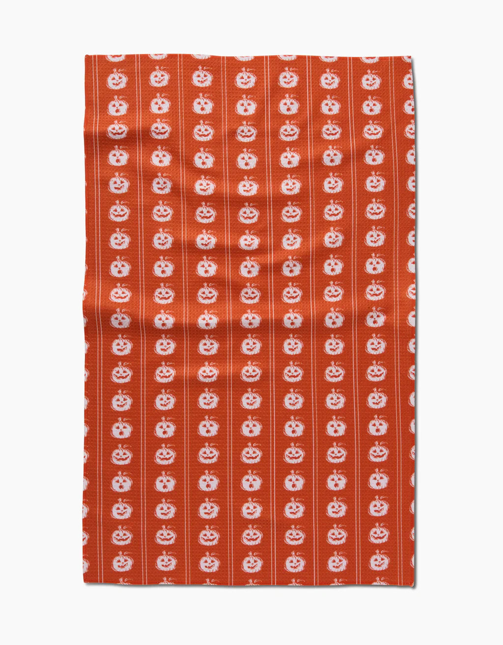 Pumpkin Pinstripes Kitchen Towel