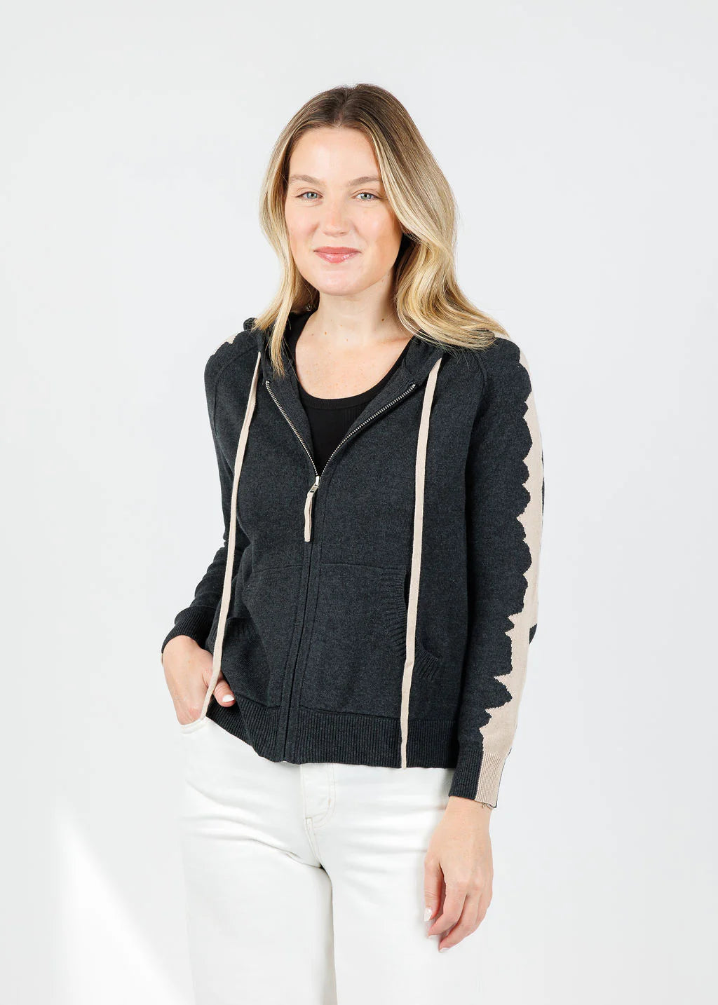 Jaggered Edge Hoodie