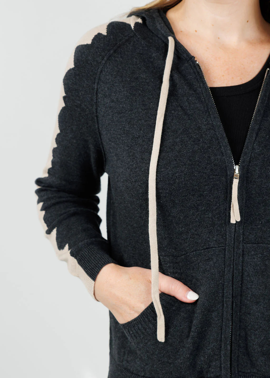 Jaggered Edge Hoodie