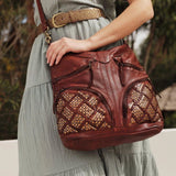Alma Studded Leather Bag