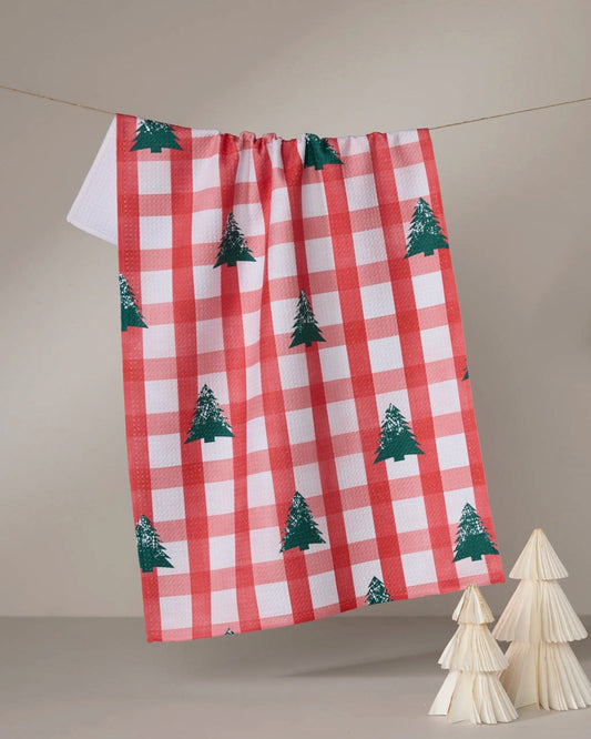 Christmas Pines Kitchen Towel