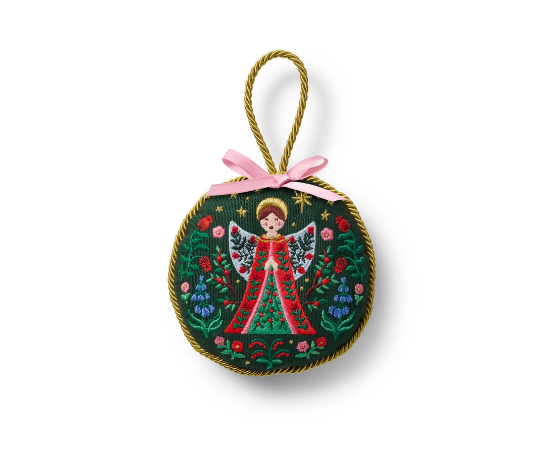 Angel Embroidered Ornament