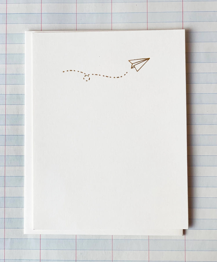Paper Airplane Flat Card Set
