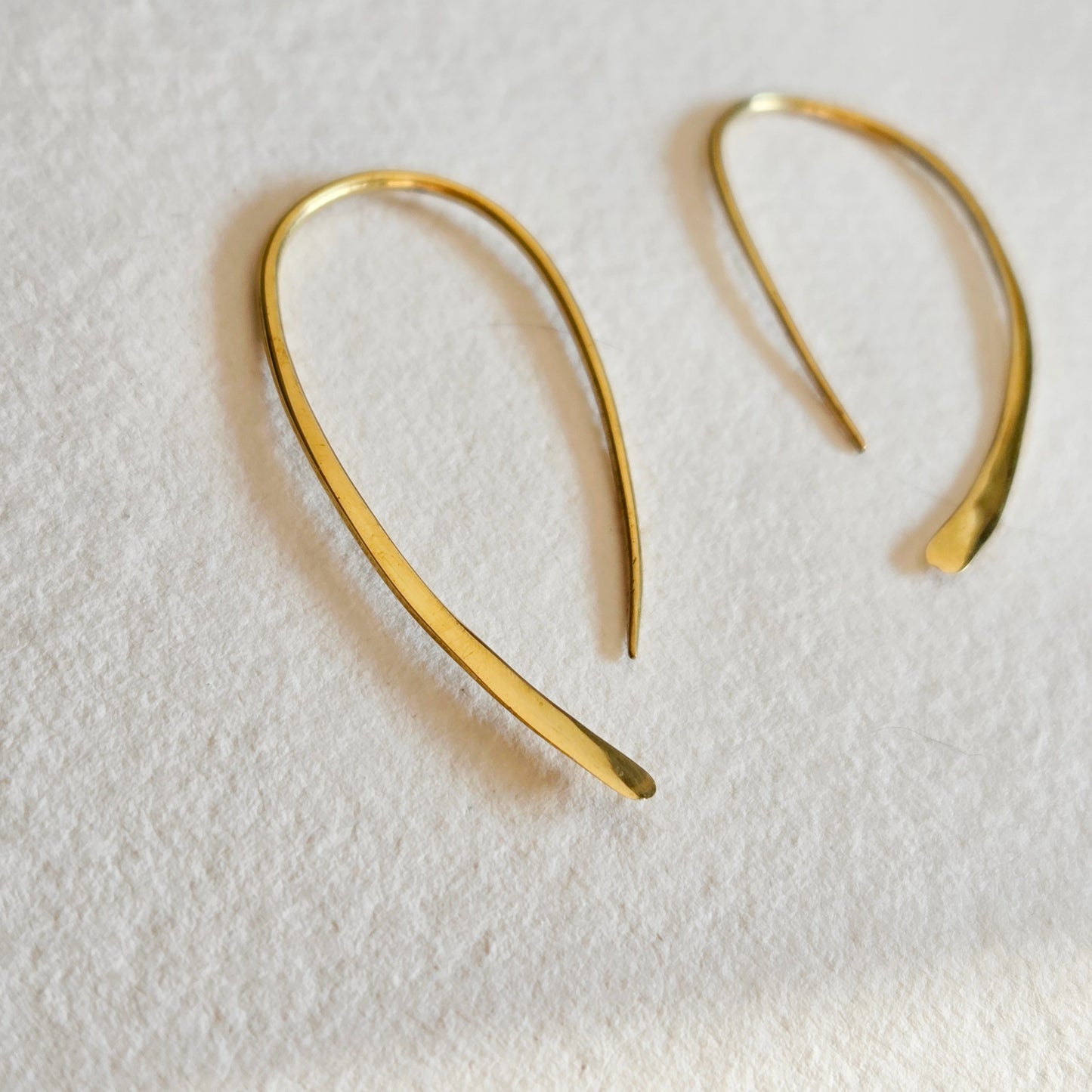 Thread Hoop Earrings