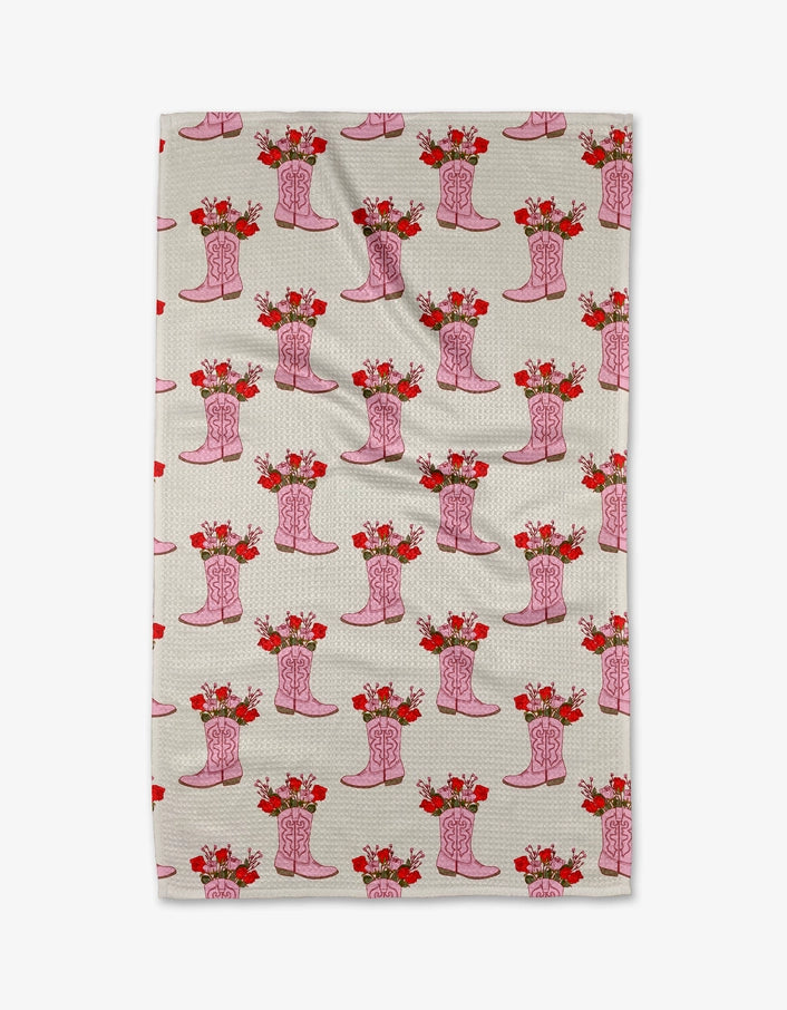 Cowgirl Boots Kitchen Towel