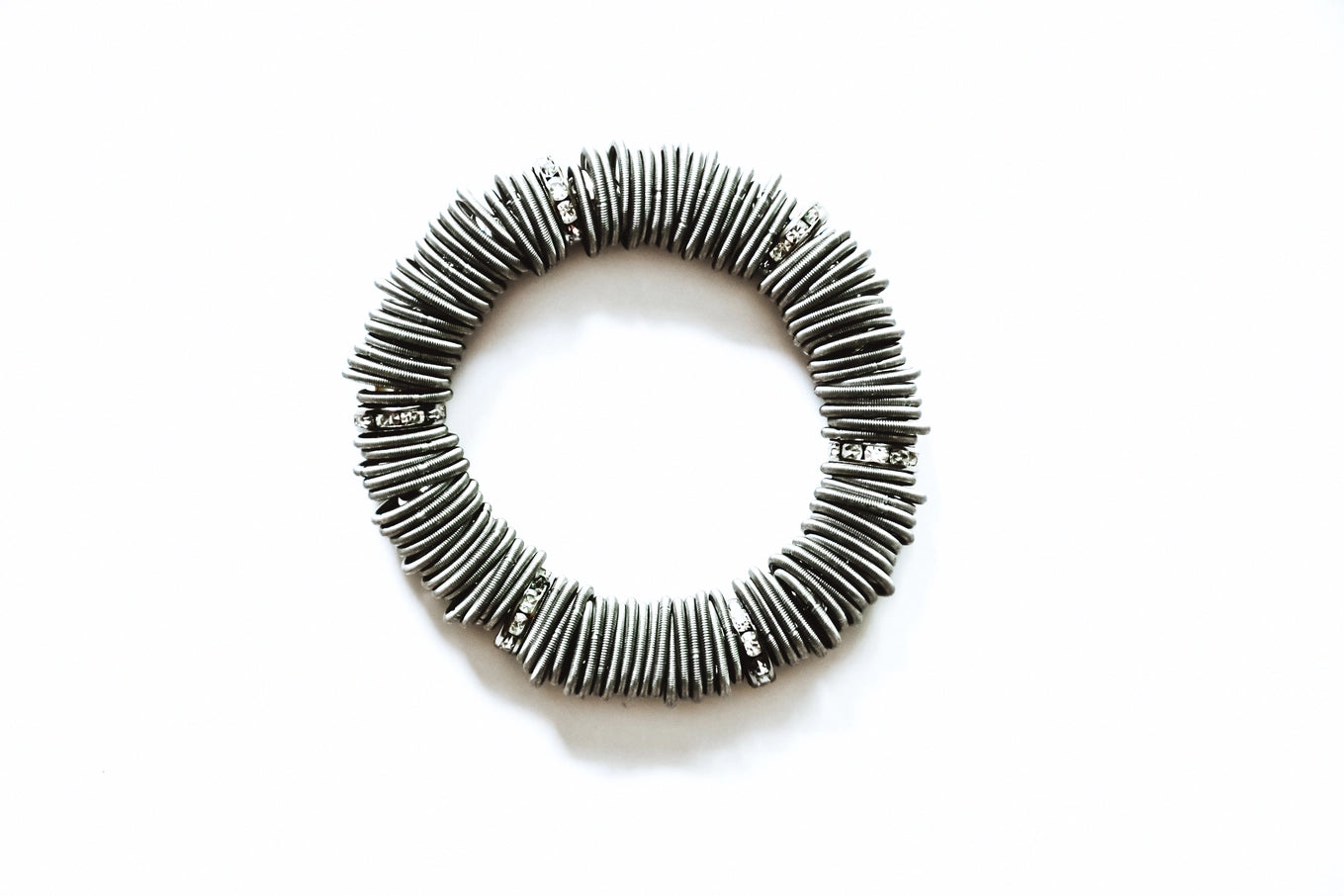 Slate Rings Crystal Bracelet