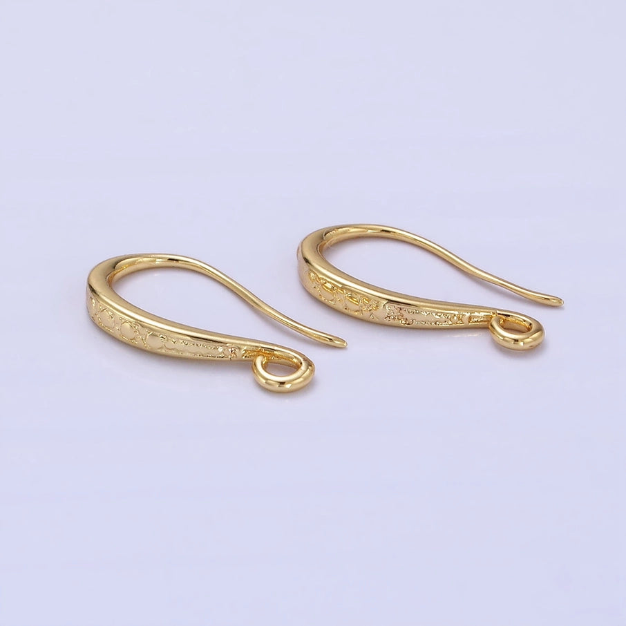 Dotted French Hook Earrings