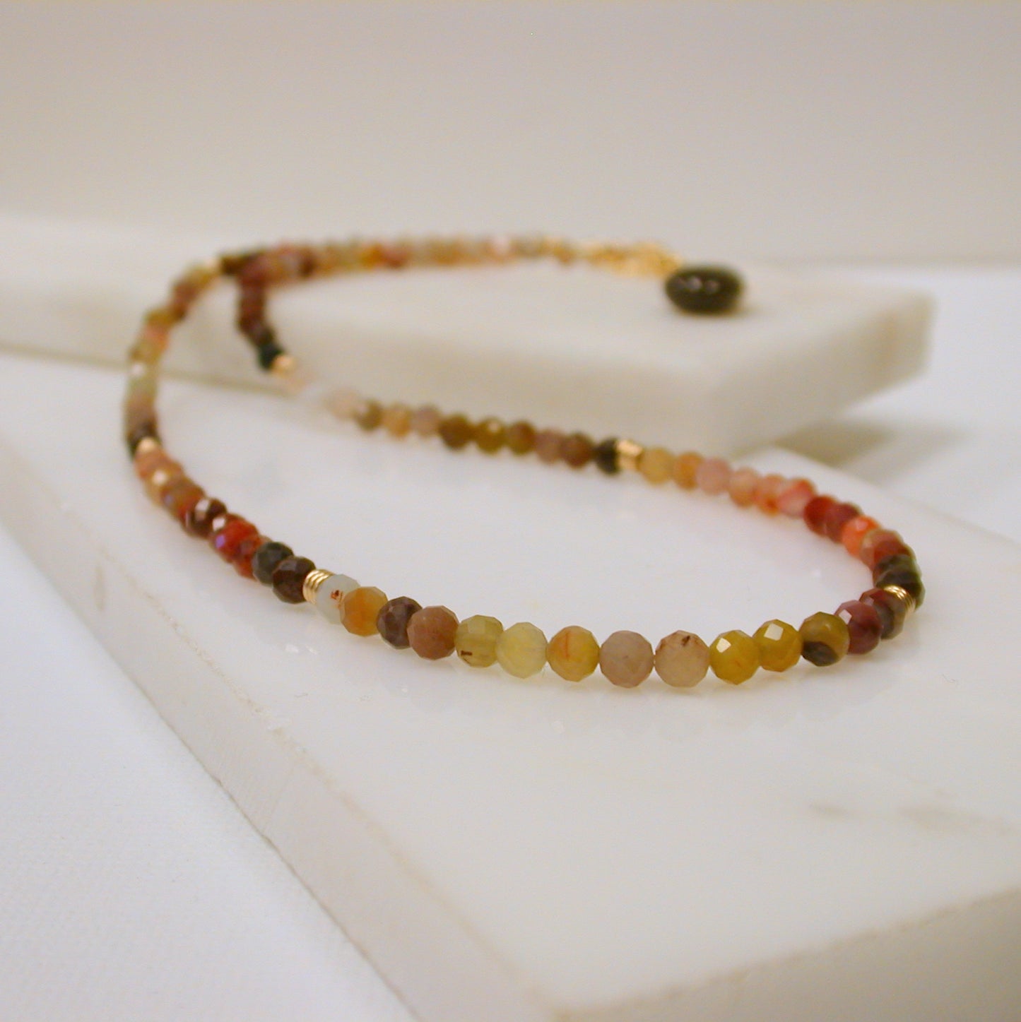 Rainbow Agate Strand Necklace
