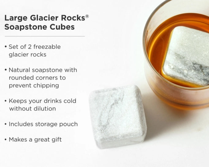 Glacier Rocks - Set of 2