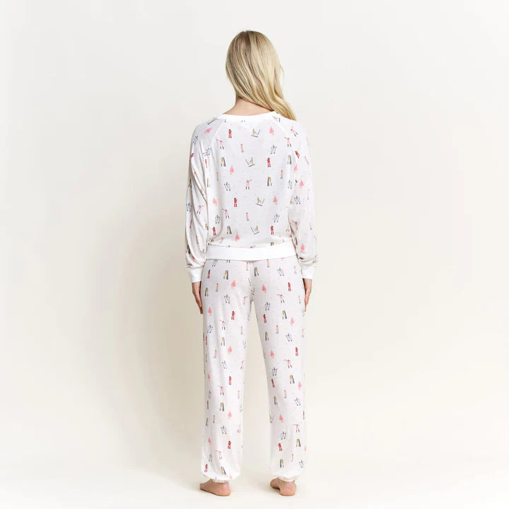 Ivory Ski Girls PJ Set