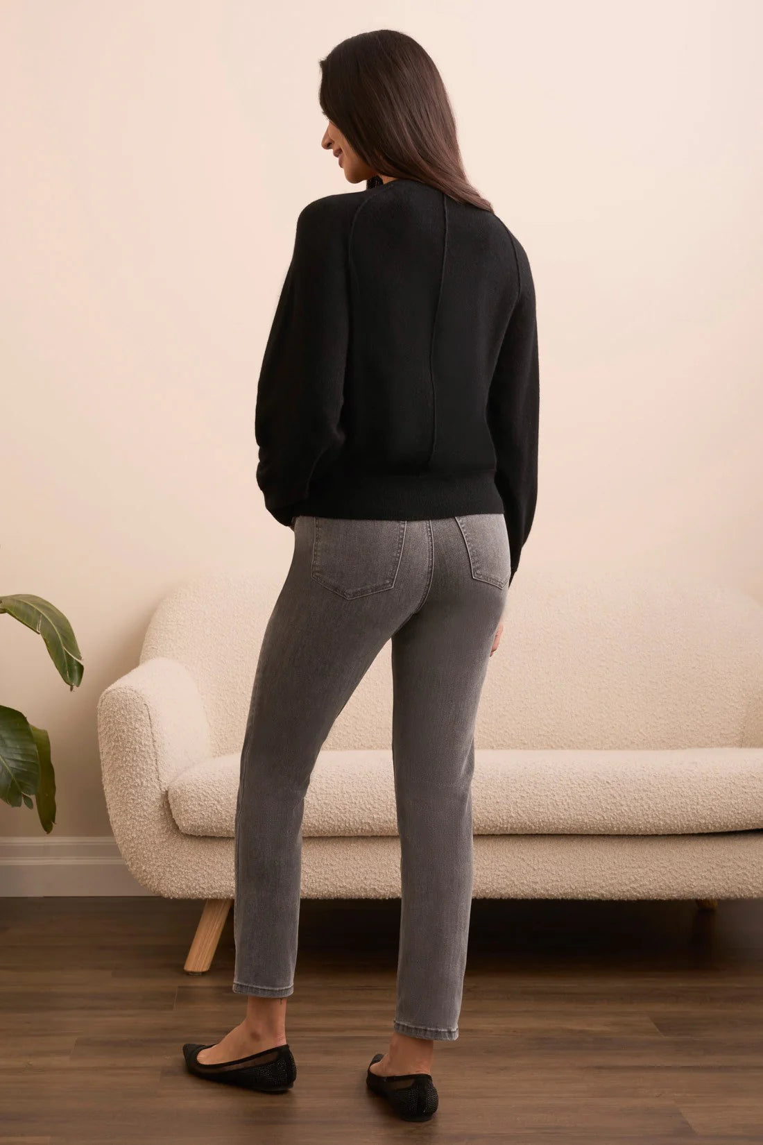 Cashmere Puff Sleeve Sweater