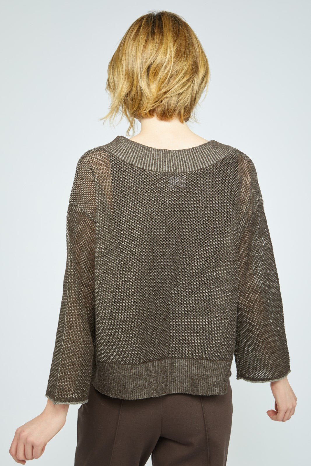 Reversible Mesh Stitch Topper