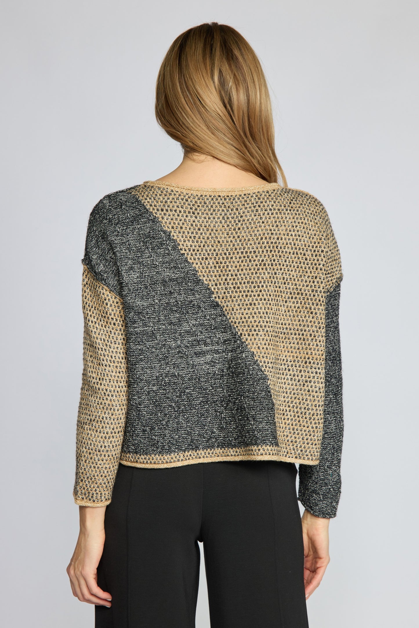 Diagonal Darlings Pullover