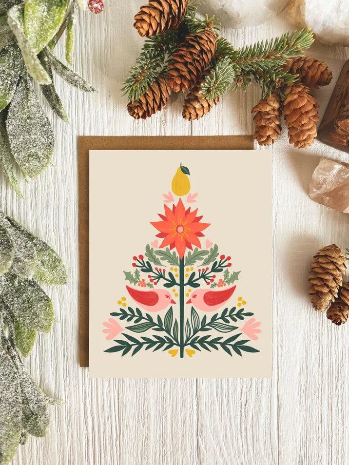 Folk Art Christmas Card