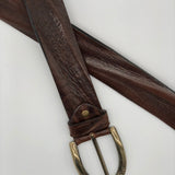 Italian Leather Belt Dark Brown
