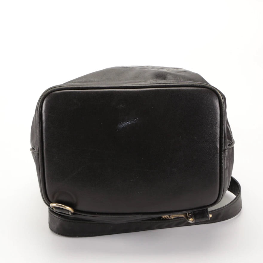 Chanel CC Drawstring Sling Backpack