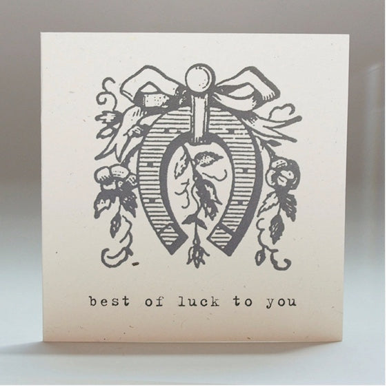 Best Of Luck Notecard
