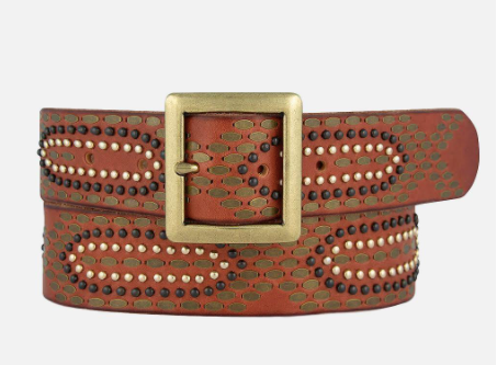 Daya Studded Cognac