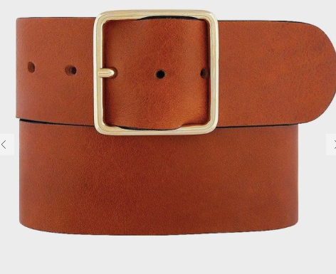 Naomi WIDE Cognac Belt