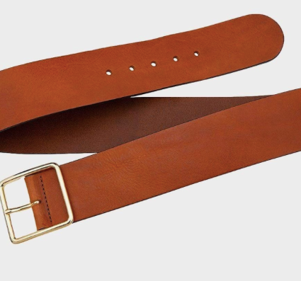 Naomi WIDE Cognac Belt
