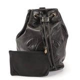 Chanel CC Drawstring Sling Backpack