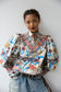 Floral Smocked Shirt