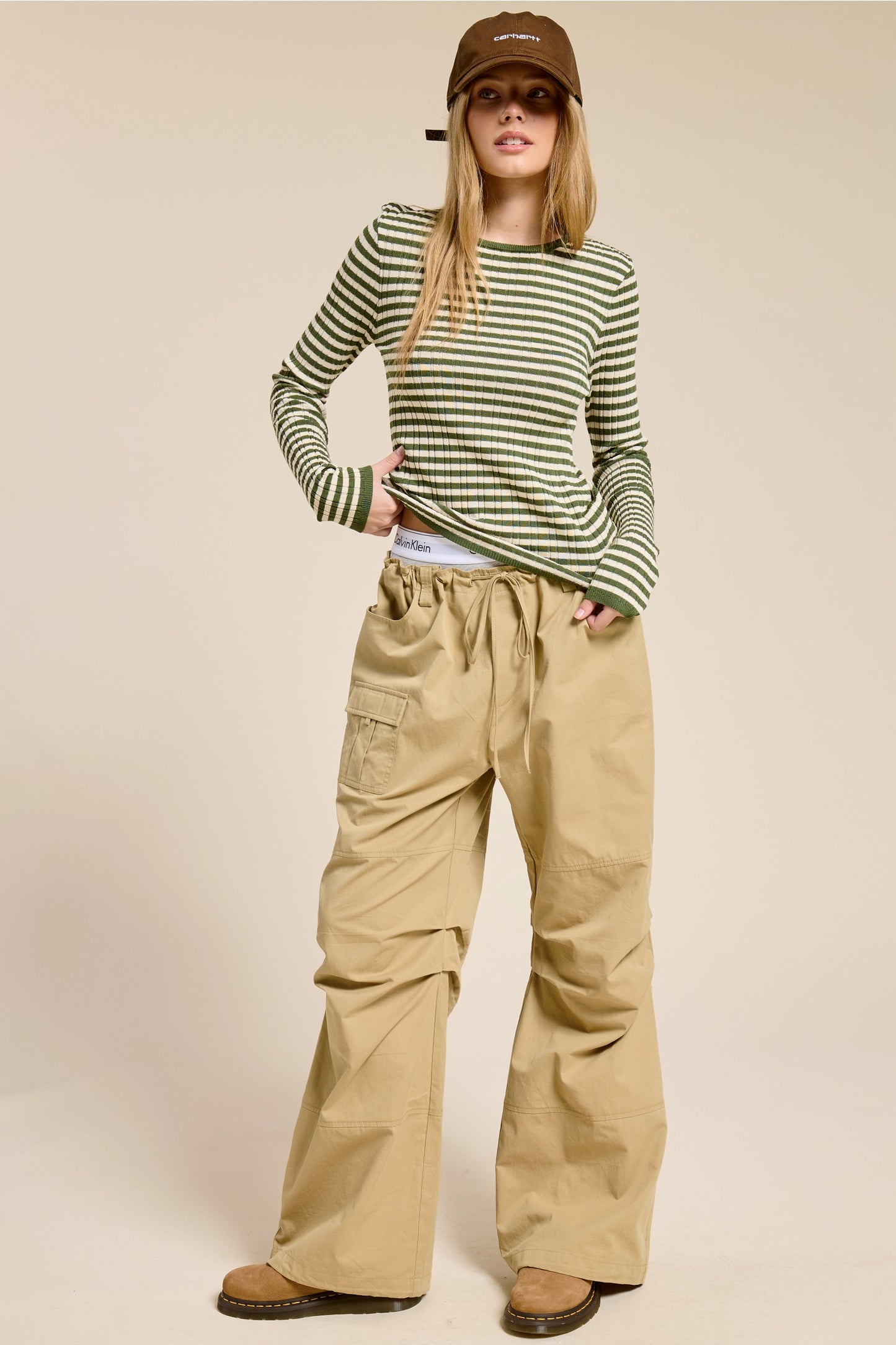 Striped Long Sleeve Top