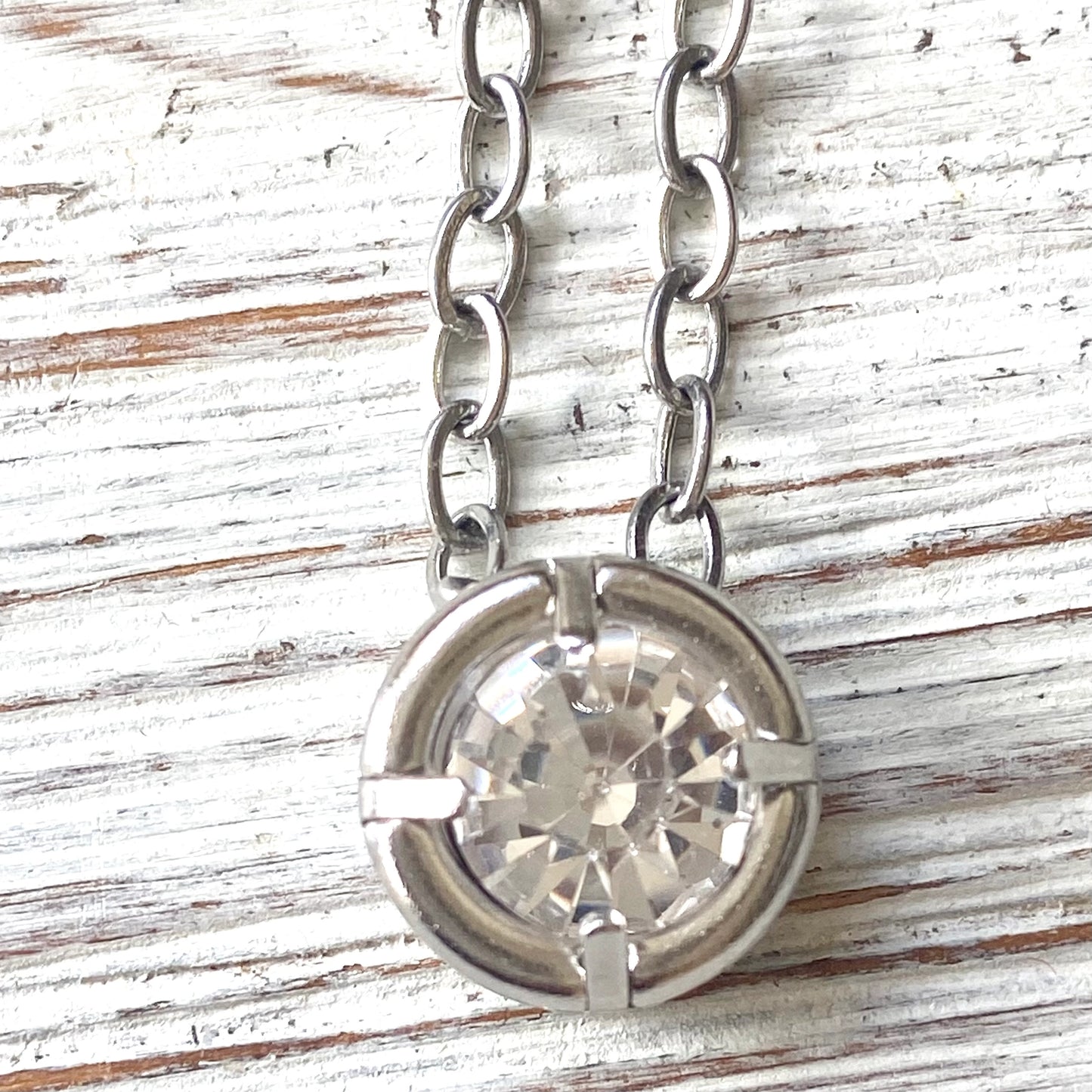 Crystal Pendant Minimalist Necklace