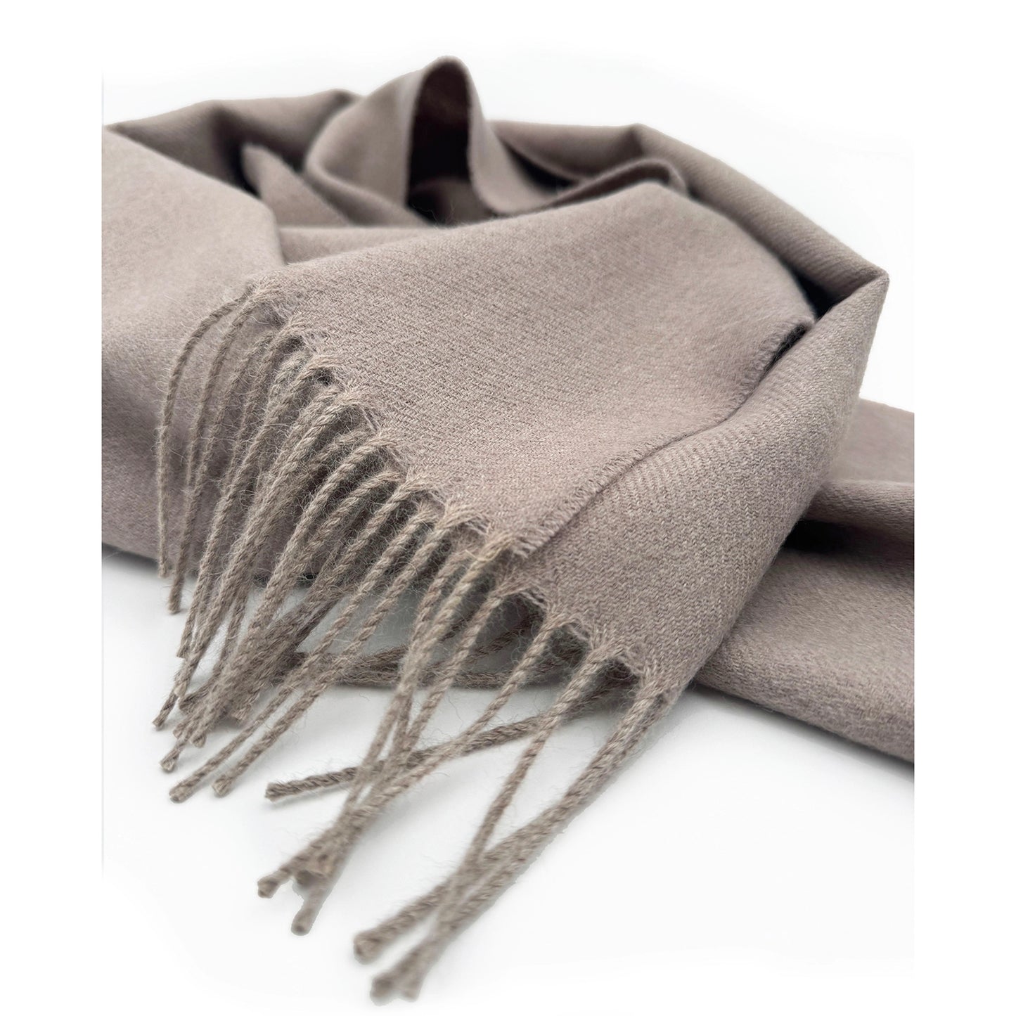 Baby Alpaca Scarf - Hazelnut