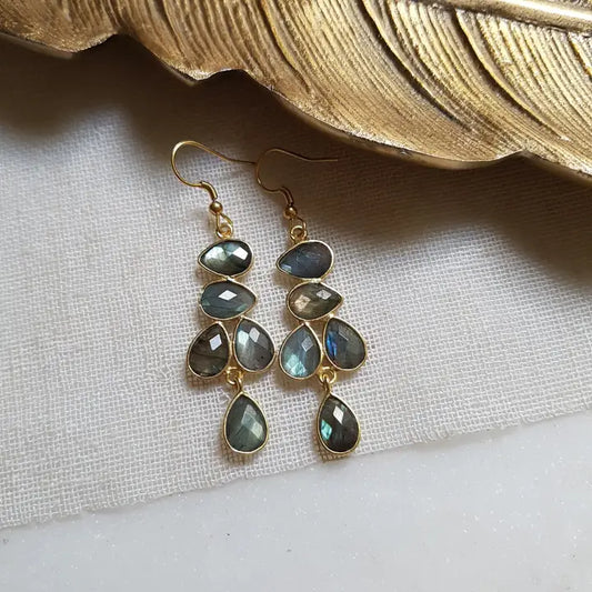 Mayra Labradorite Earrings