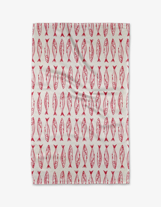 Sardine Stripes Kitchen Towel
