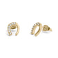 Horseshoe Stone Studs