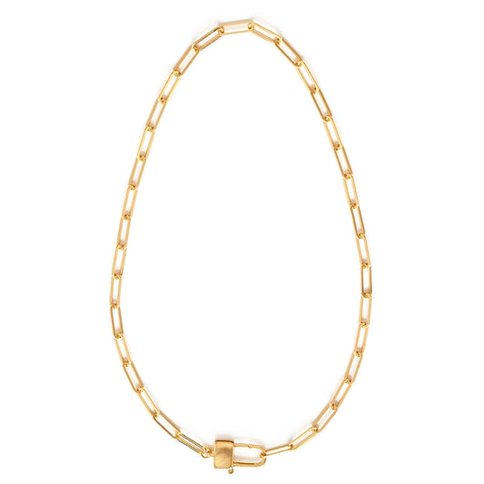 Padlock Clasp Necklace