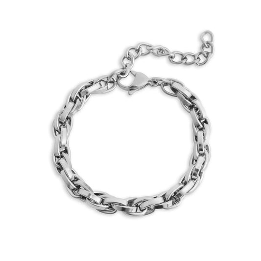 Double Oval Chain Bracelet