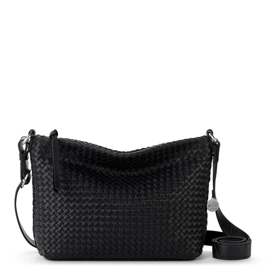 Melrose Woven Crossbody - Black