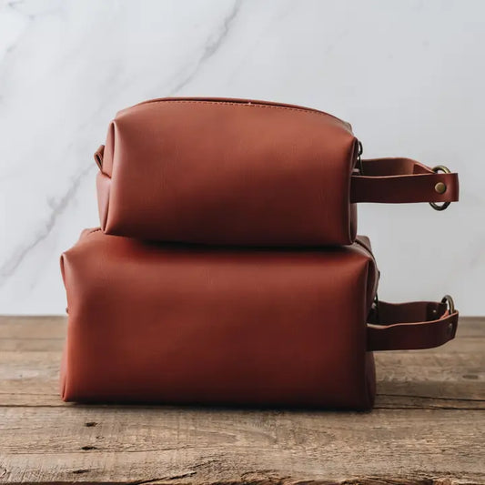 Vegan Leather Dopp Kit