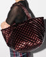 Medium Metro Tote Deluxe - Bordeaux Laquer