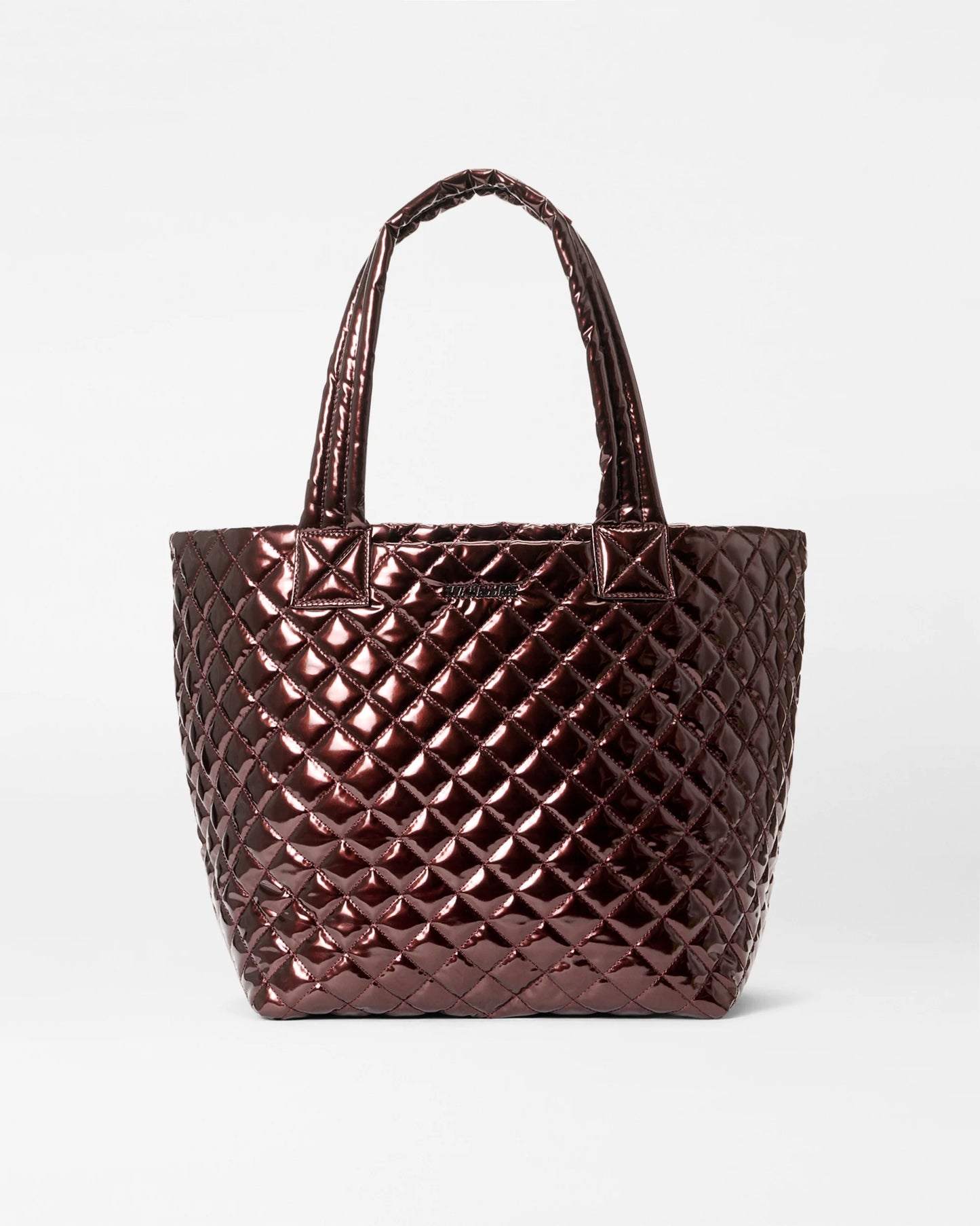 Medium Metro Tote Deluxe - Bordeaux Laquer