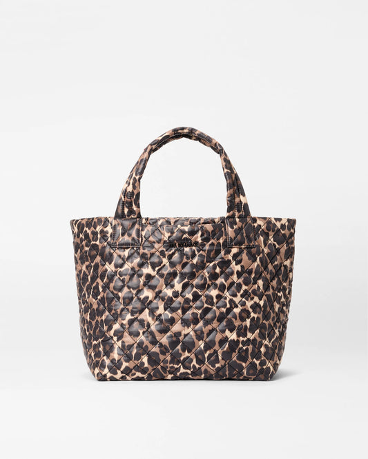 Small Metro Tote Deluxe-Leopard