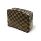 Checkered Toiletry Bag