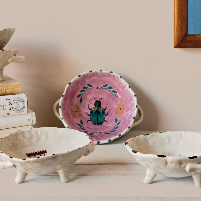 Amulet Footed Bowl